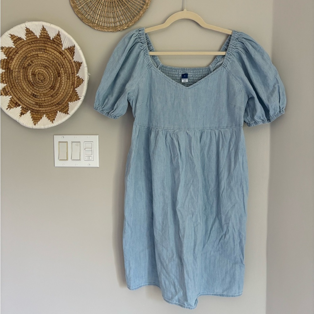 Old Navy Denim Chambray Dress NWT